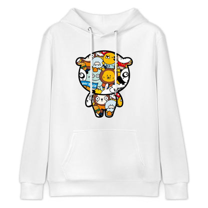 Front Graphic HoodiesLong Lasting Shrink-Resistant