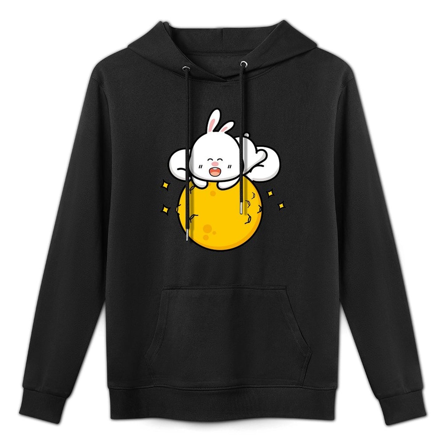 Slim Fit Neutral Front Graphic Hoodies