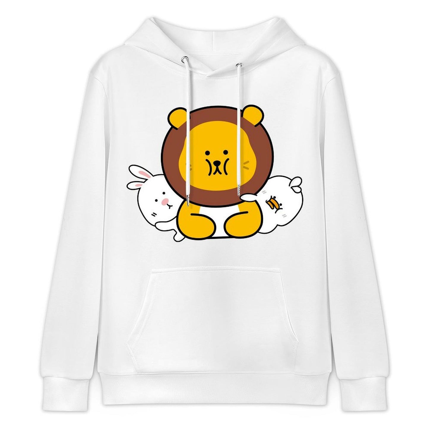 Front Graphic HoodiesCrew Neck ComfortFit