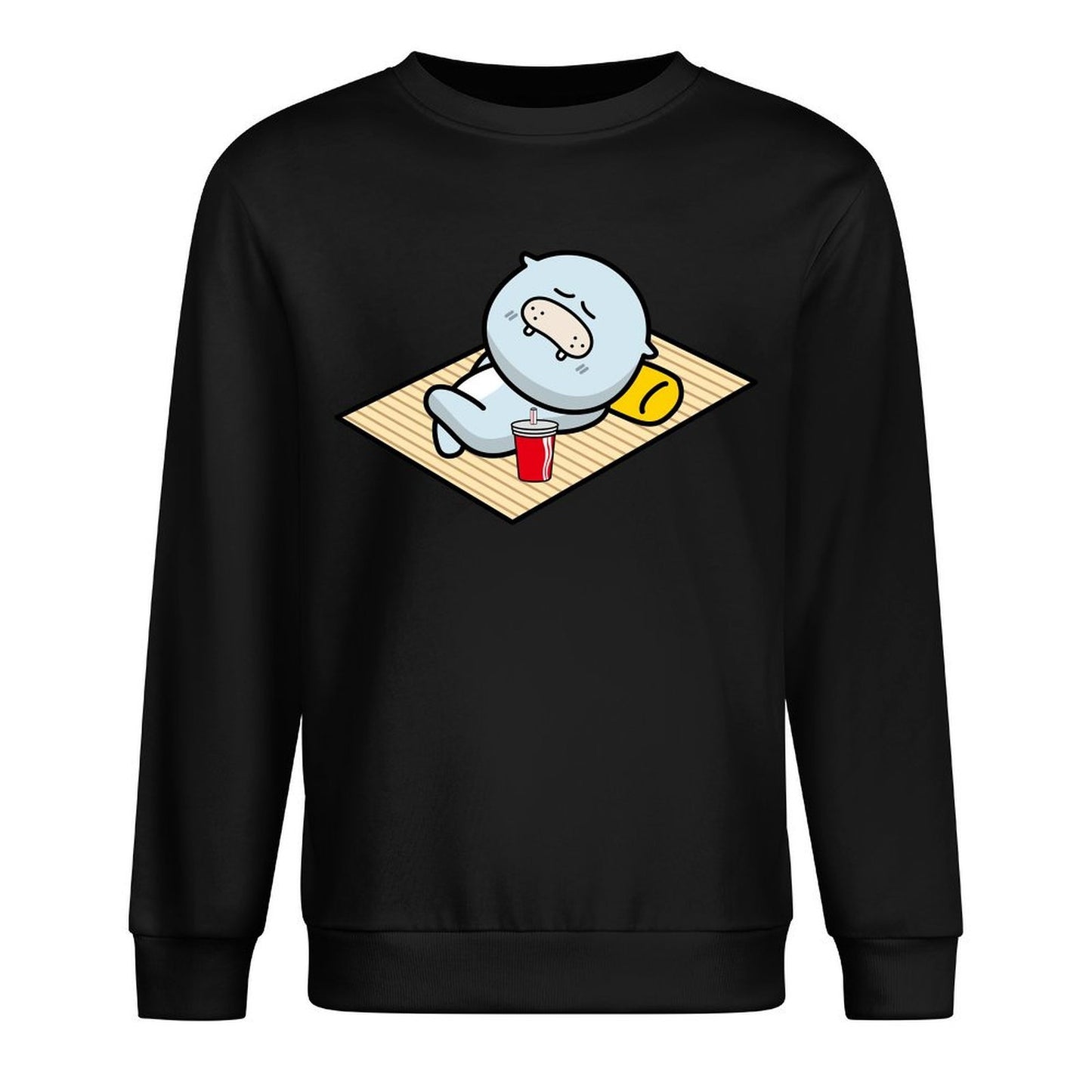 Front Patterned Long Sleeve TopEssentialFit Basic