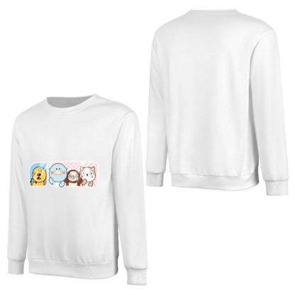 Front Patterned Long Sleeve TopSleek Premium