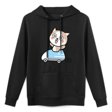 Crisp Print Basic Front Graphic Hoodies