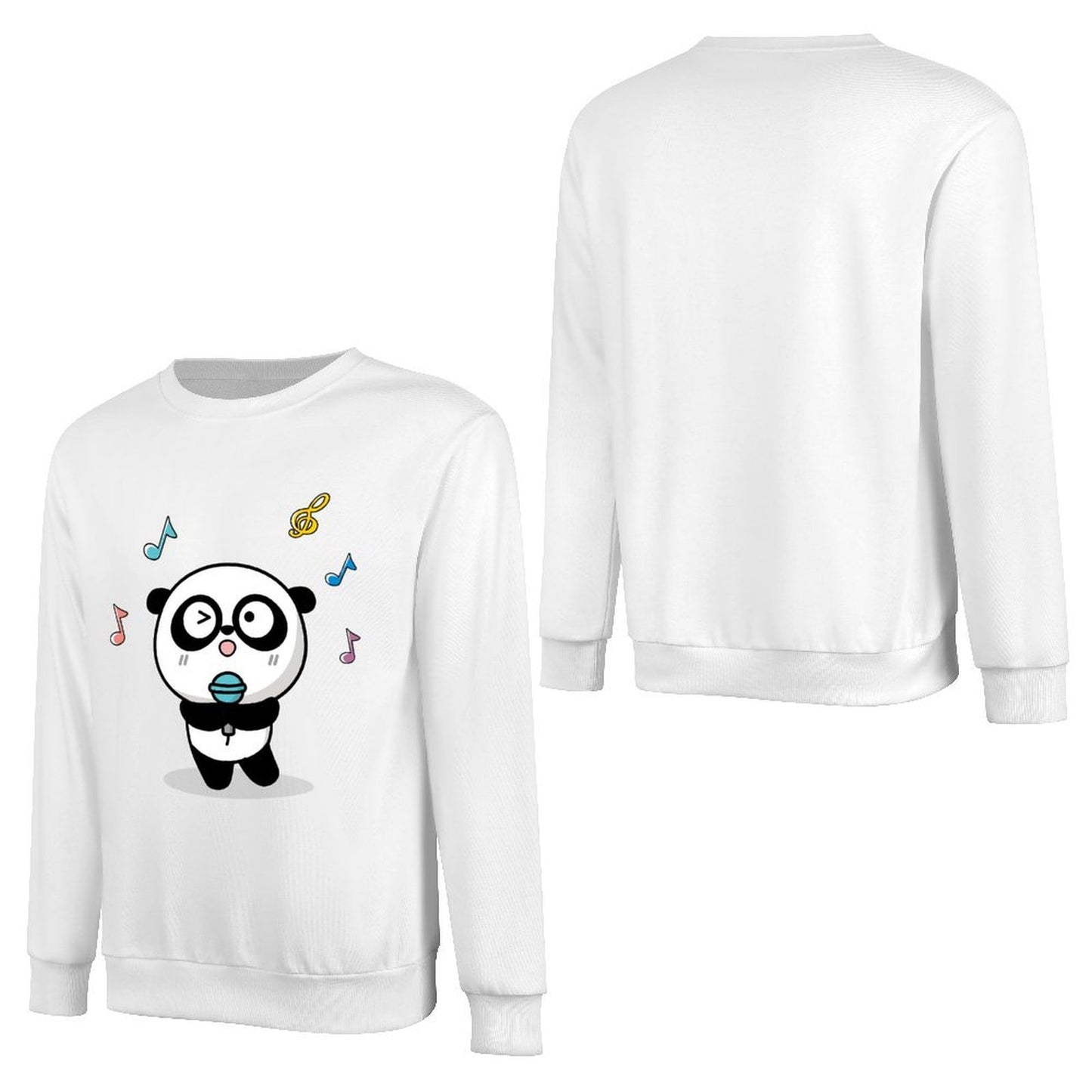 Front Patterned Long Sleeve TopLong Lasting Batch-Printed