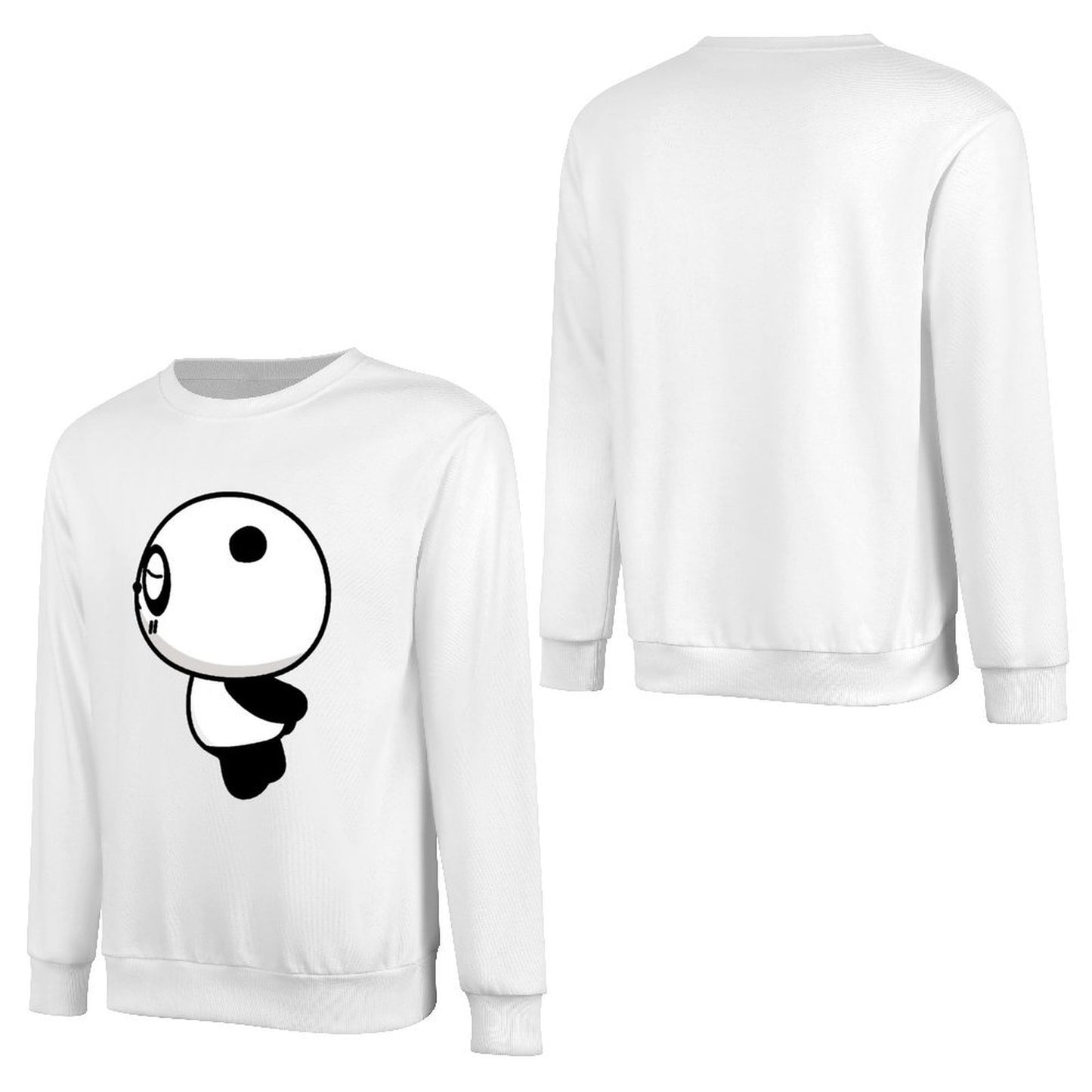 Front Patterned Long Sleeve TopSoft Pure