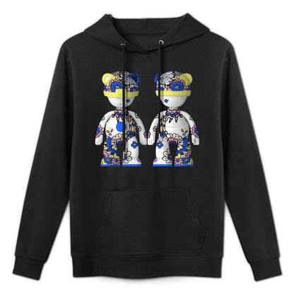 IPIB 250g Hooded Pocket Sweatshirt Front GraphicMen's Hooded  Sweatshirt6000089-4