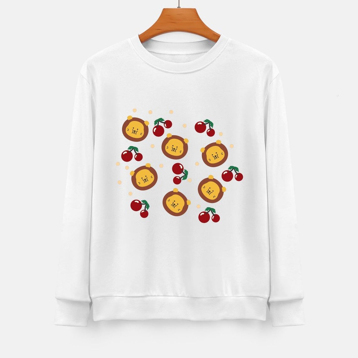 Front Patterned Long Sleeve TopReliable SoftTouch