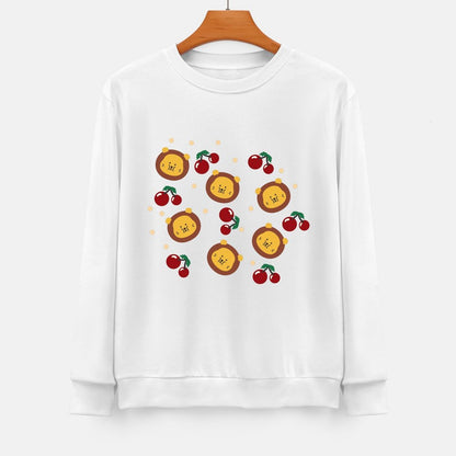 Front Patterned Long Sleeve TopReliable SoftTouch