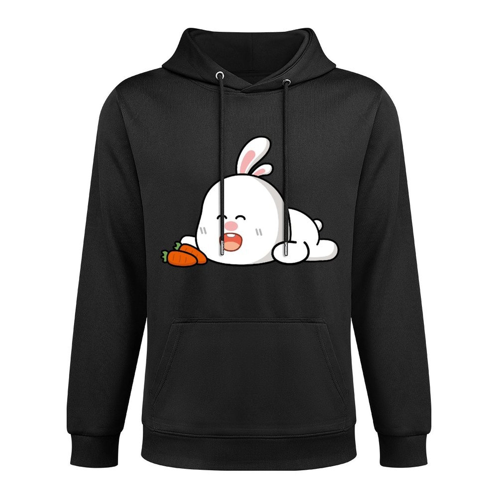 Logo-Ready Easy-Care Front Graphic Hoodies