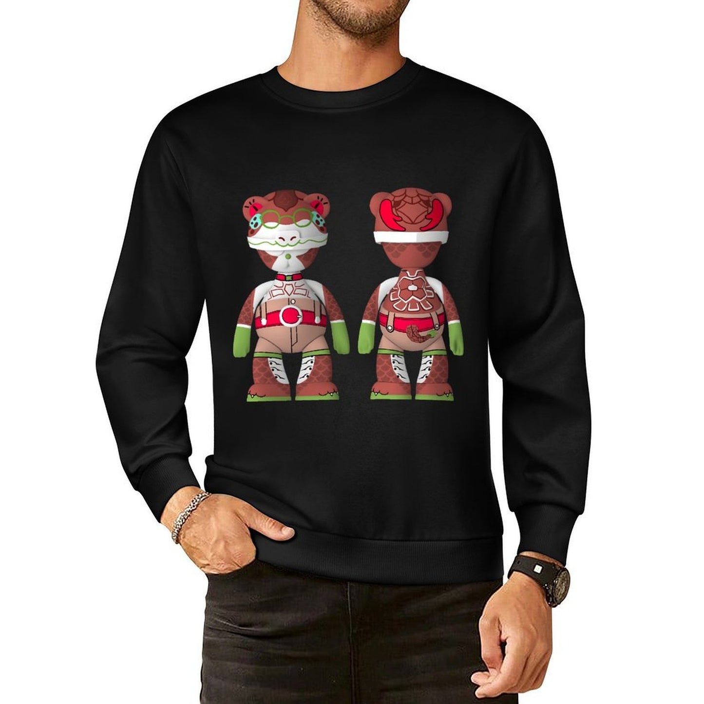 IPIB 250g Crew Neck Long Sleeve Sweatshirt Front GraphicCrew Neck Long Sleeve Sweatshirt6000075-1
