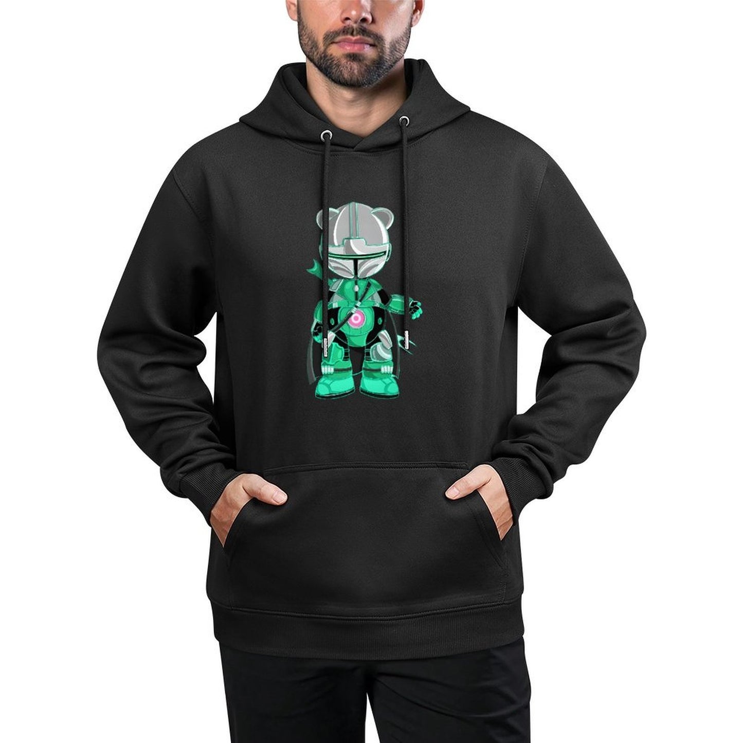 Hoodie Front PatternPremium Finish Performance