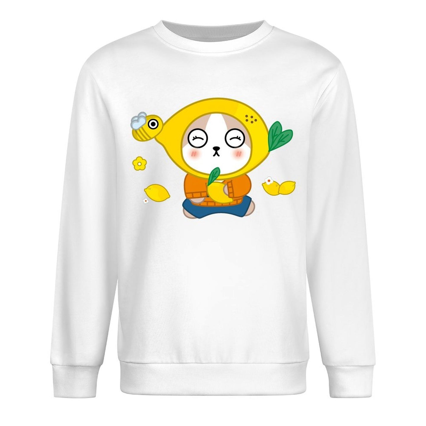 Front Patterned Long Sleeve TopBatch-Printed StreetFit