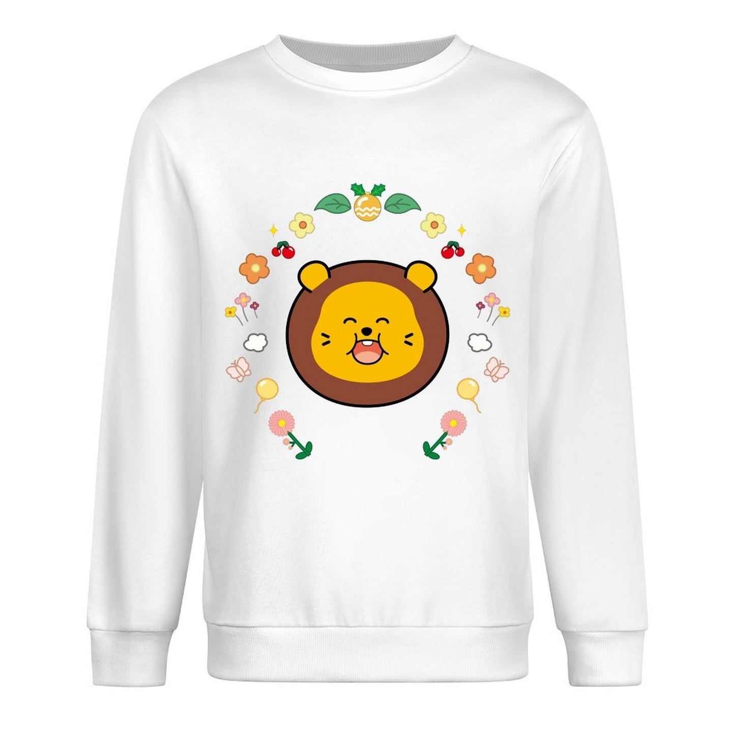 Front Patterned Long Sleeve TopSport ActiveWear