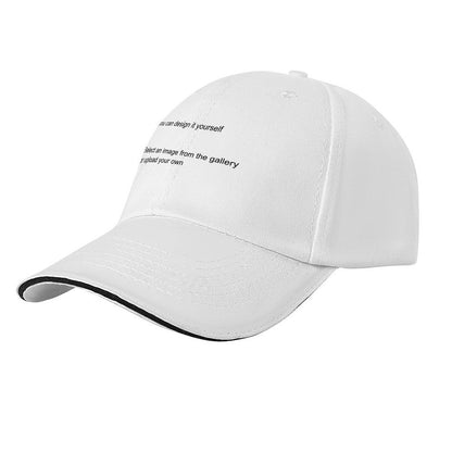 Baseball Cap Support personalized design