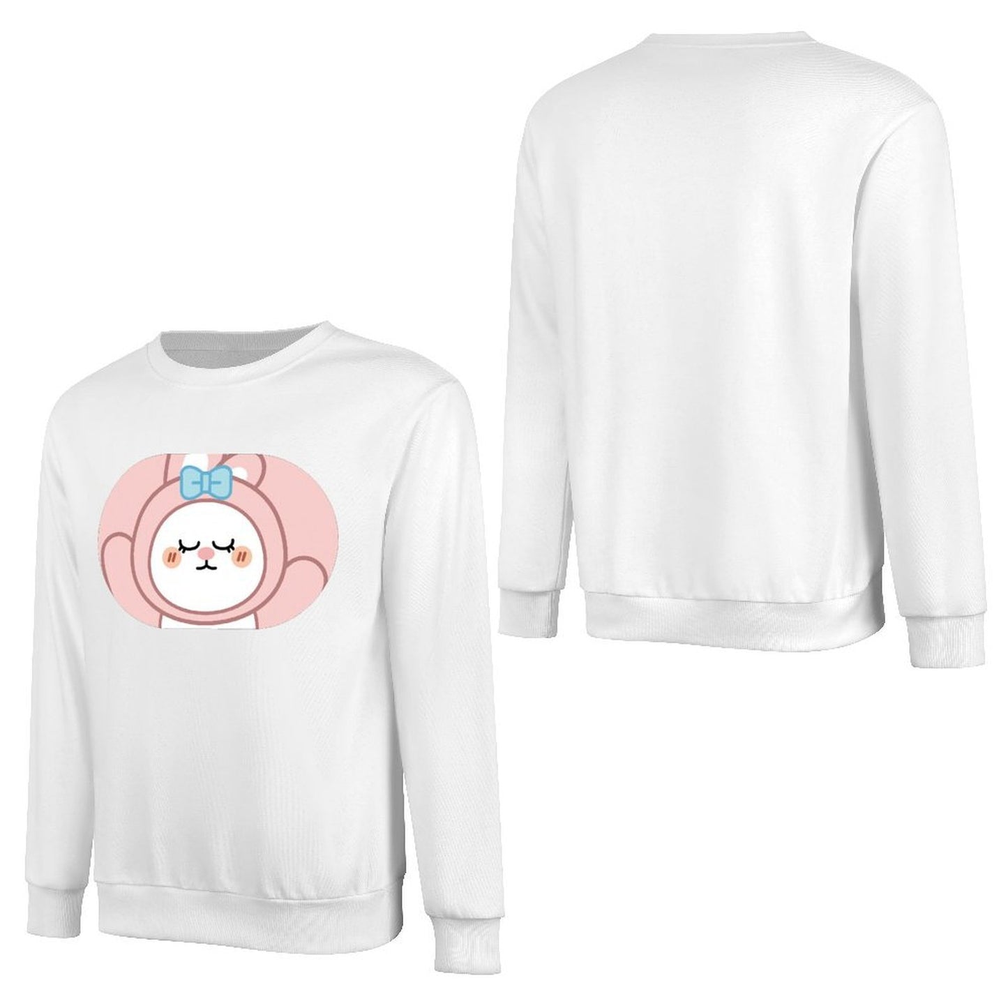 Front Patterned Long Sleeve TopOriginal EssentialFit