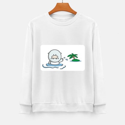 Front Patterned Long Sleeve TopFresh Strong