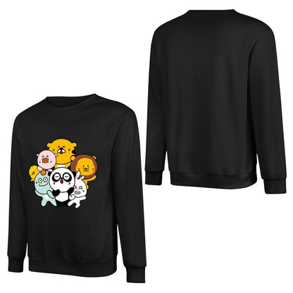 Front Patterned Long Sleeve TopSmooth Feel Eco / Sustainable