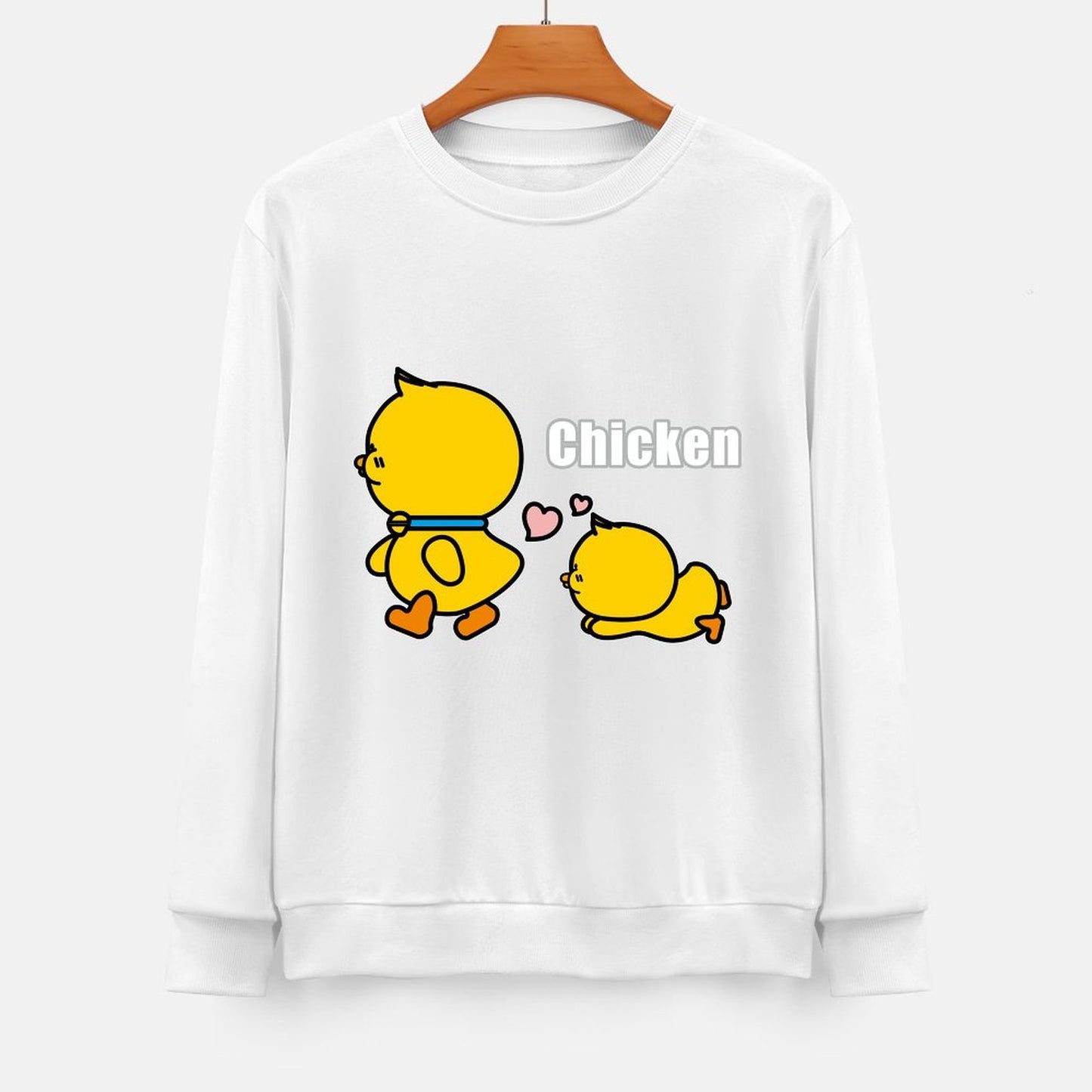 Front Patterned Long Sleeve TopColorfast Clean