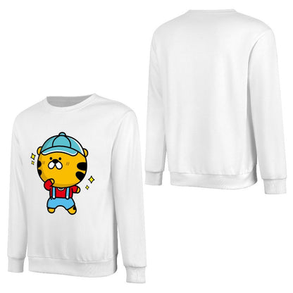 Front Patterned Long Sleeve TopActiveWear Unisex