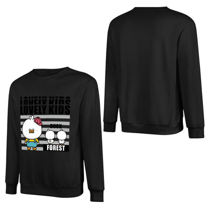 Front Patterned Long Sleeve TopWrinkle-Free Simple