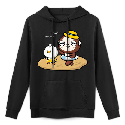 Refined Heavyweight Front Graphic Hoodies