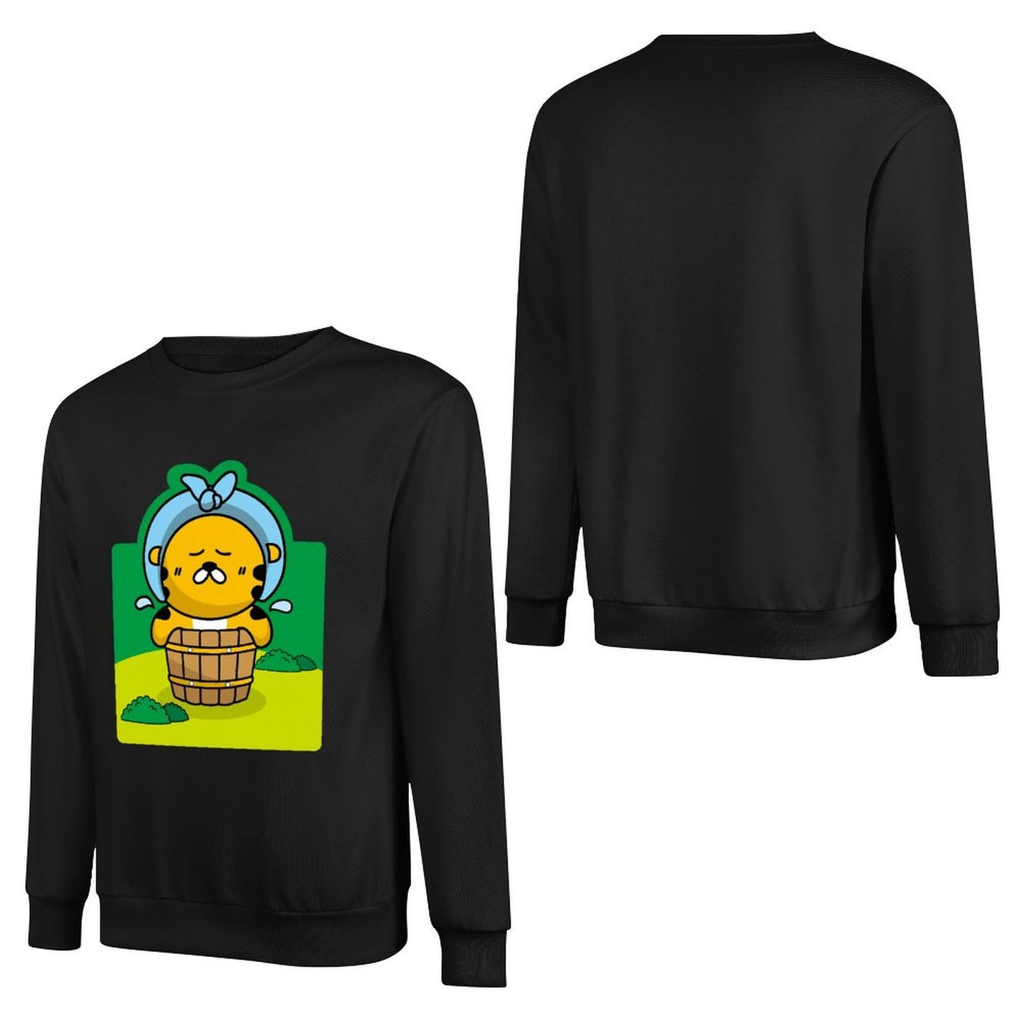 Front Patterned Long Sleeve Top100% Cotton ClassicFit