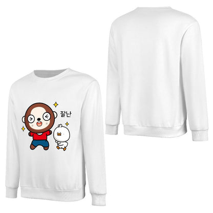 Front Patterned Long Sleeve TopEasyStyle Promotional