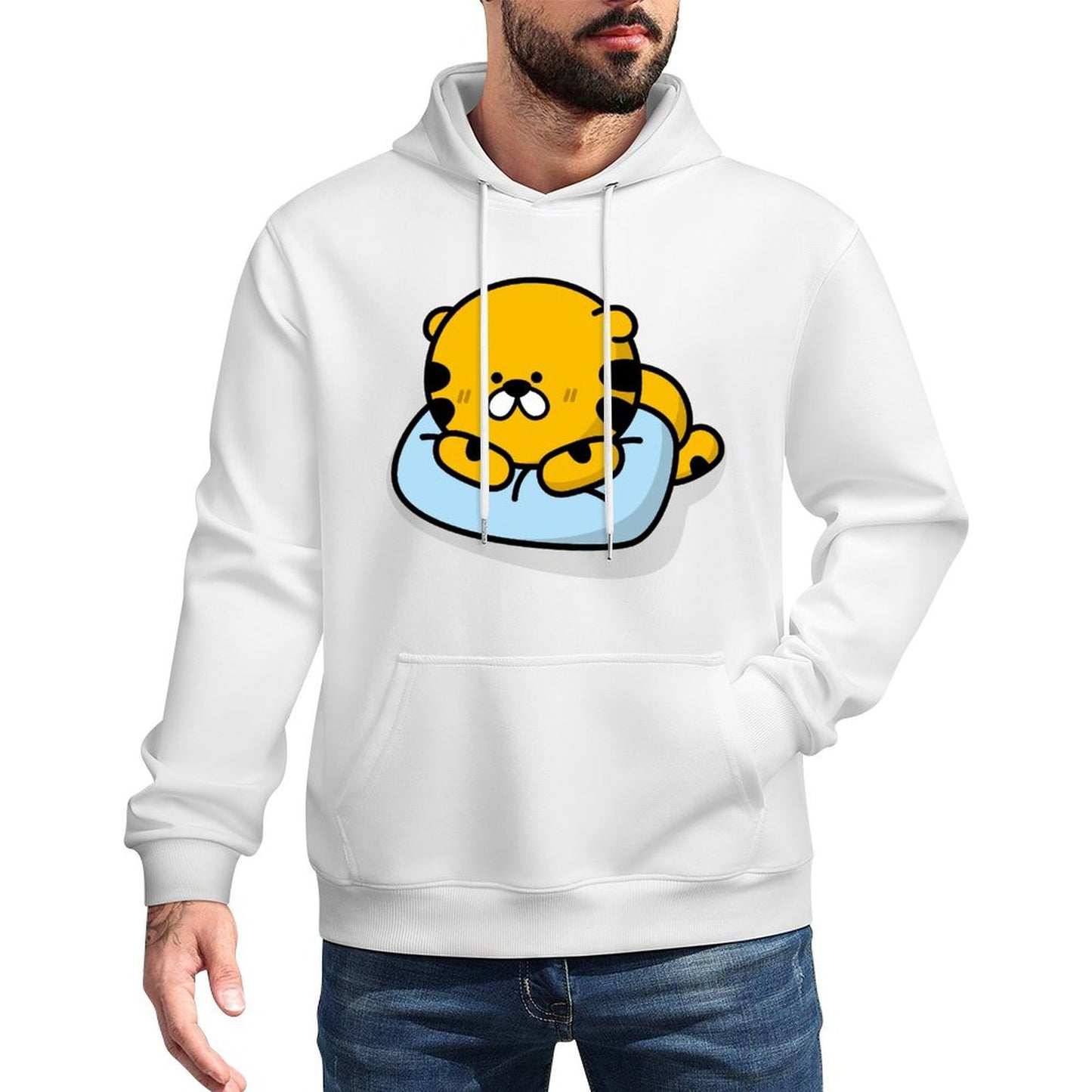 Relaxed Fit AllSeason Front Graphic Hoodies