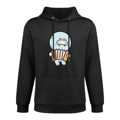 Slim Fit Moisture-Wicking Front Graphic Hoodies