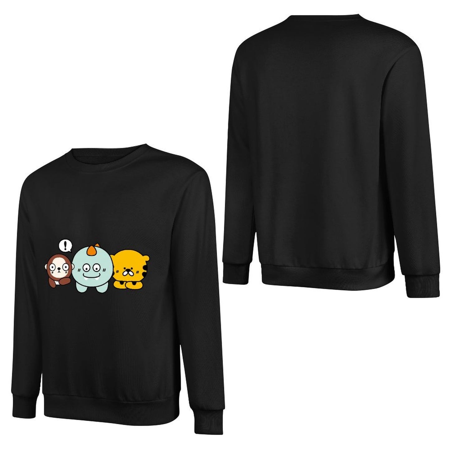 Front Patterned Long Sleeve TopPremium Finish Classic