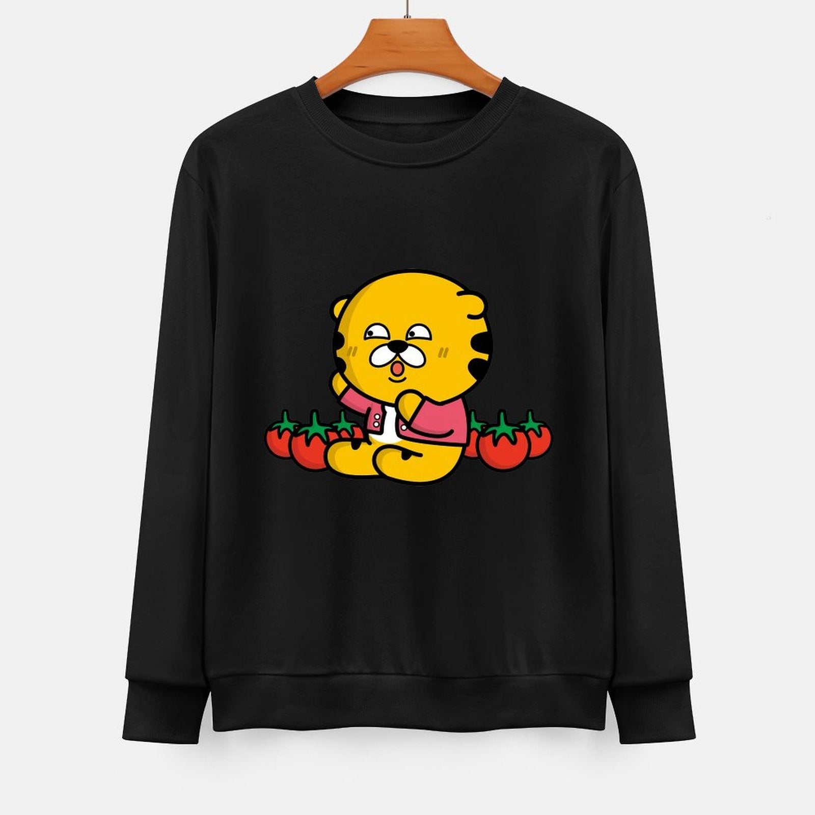  Front Patterned Long Sleeve TopRecycled Soft-Touch