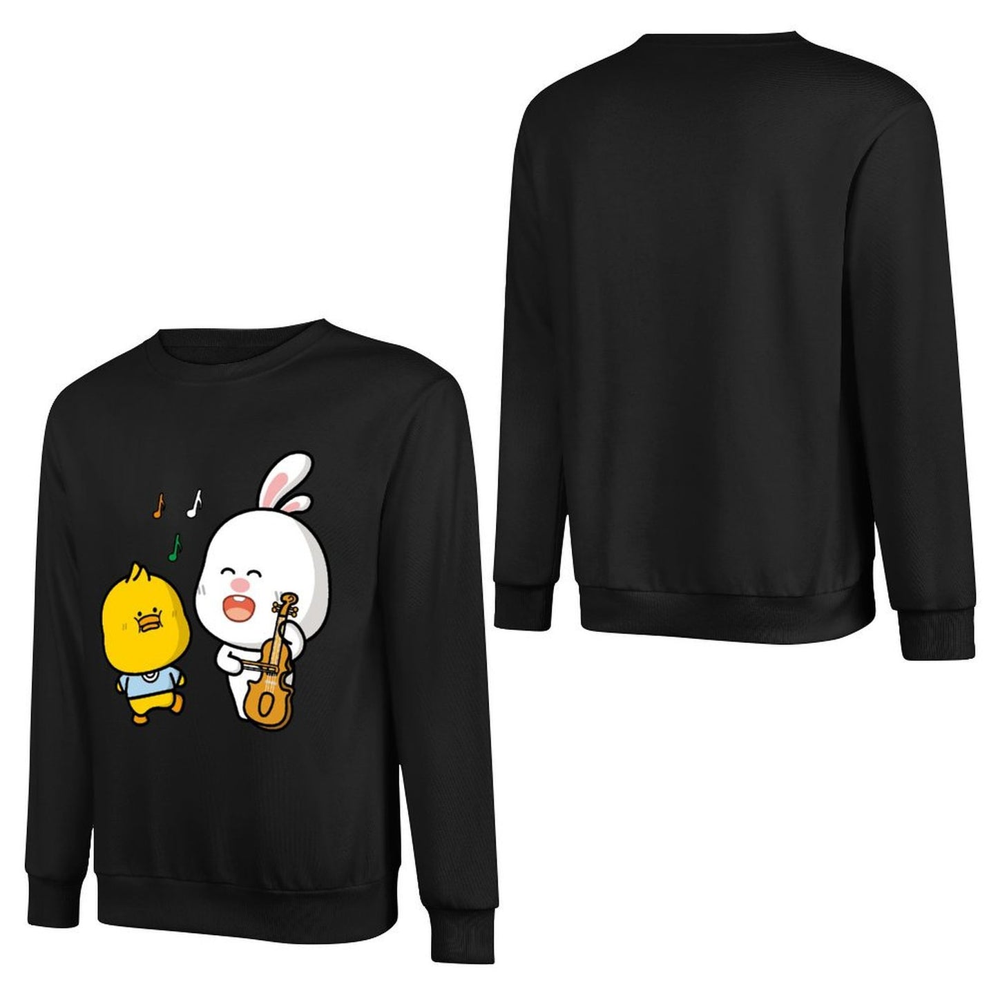 Front Patterned Long Sleeve TopSoftFeel Bold
