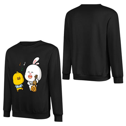 Front Patterned Long Sleeve TopSoftFeel Bold