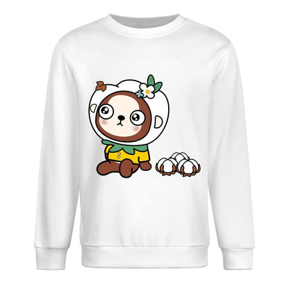 Front Patterned Long Sleeve TopComfortFit BasicSeries