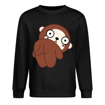 Front Patterned Long Sleeve TopLooseFit StreetLine