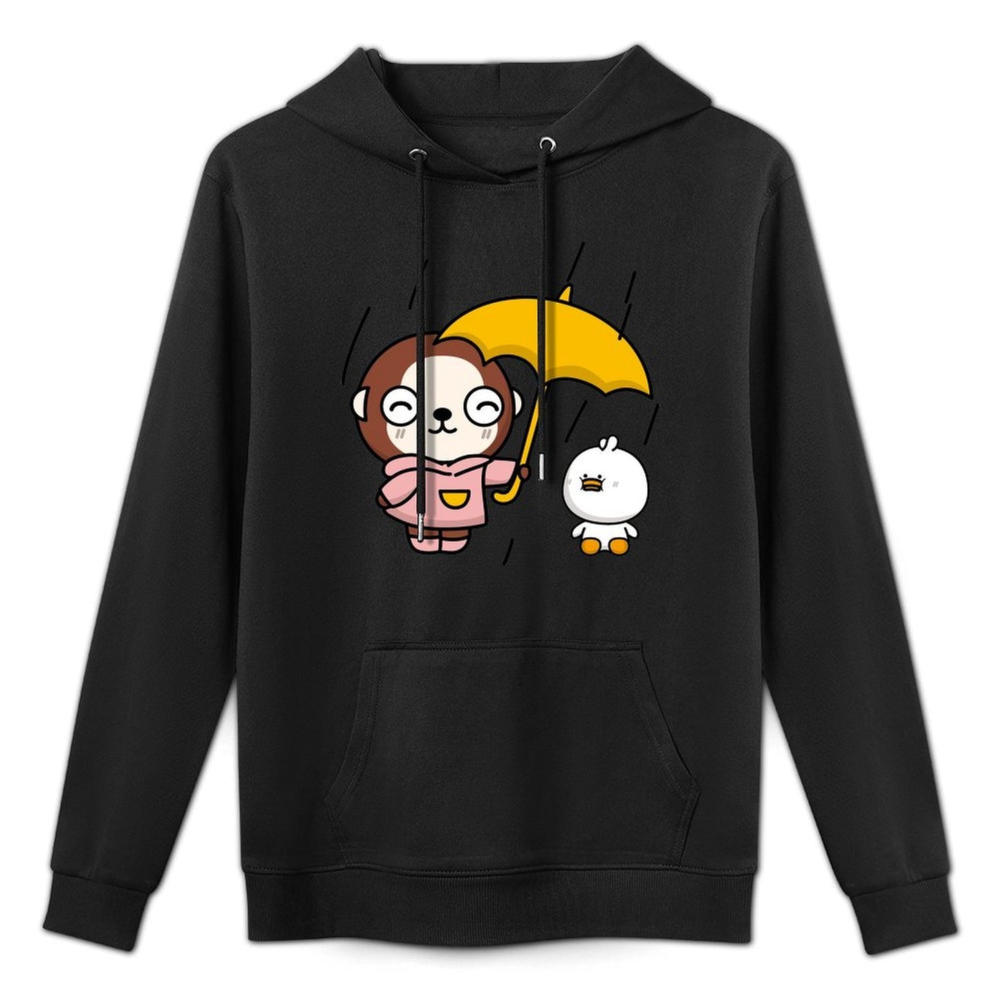 TimelessStyle Sleek Front Graphic Hoodies