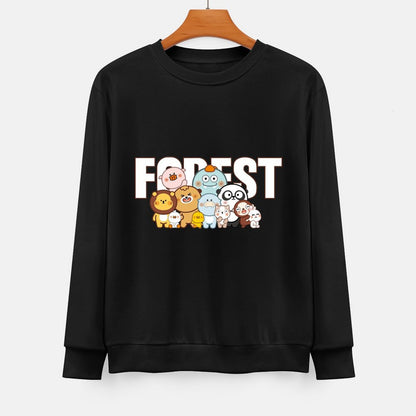  Front Patterned Long Sleeve TopComfort Essential