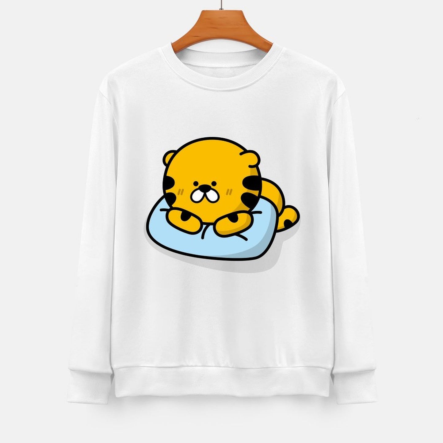 Front Patterned Long Sleeve TopClean EssentialFit