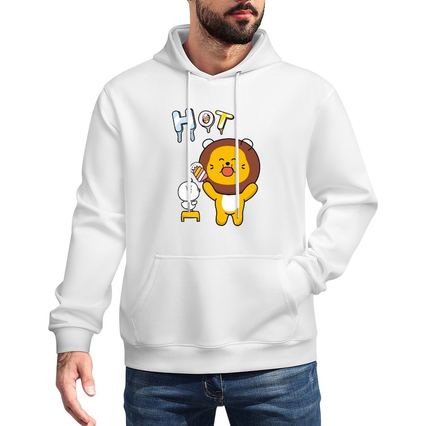 IPBR 250g Hooded Pocket Sweatshirt Front GraphicMen's Hooded  Sweatshirt4000970