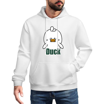 Solid Unisex Front Graphic Hoodies