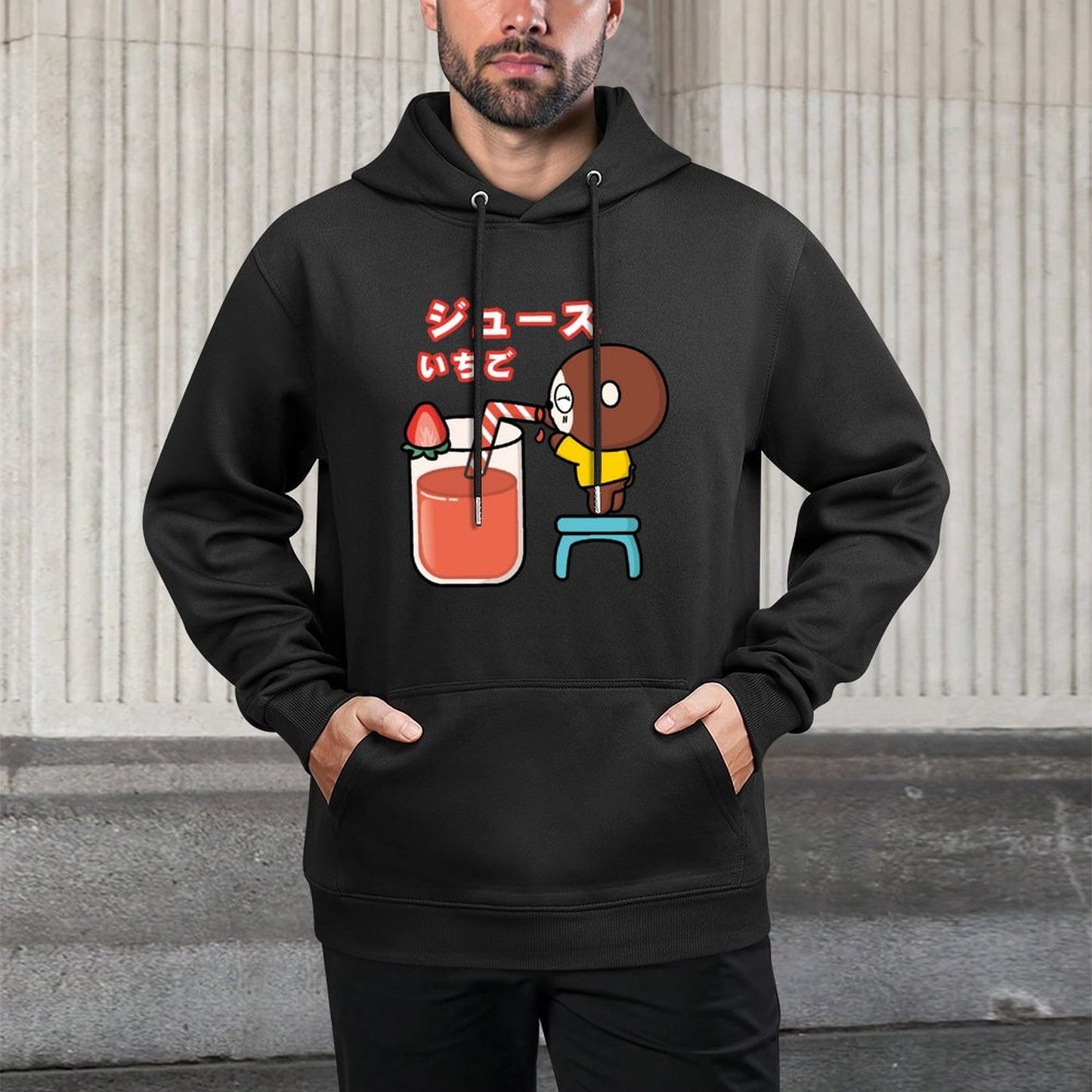 IPBR 250g Hooded Pocket Sweatshirt Front GraphicMen's Hooded  Sweatshirt4001473