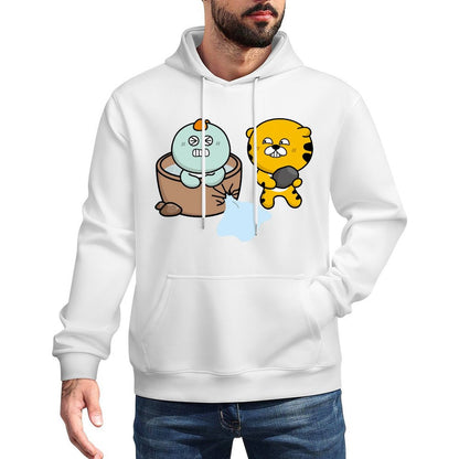 Print-Ready Lifestyle Front Graphic Hoodies