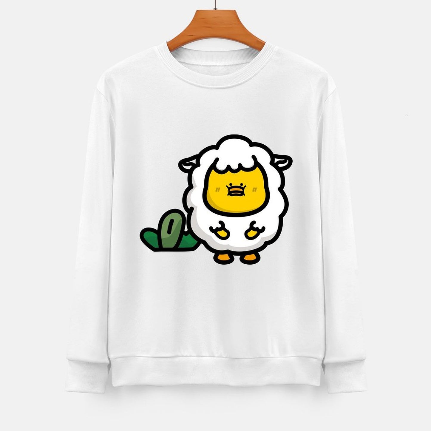 Front Patterned Long Sleeve TopComfortLine Vintage