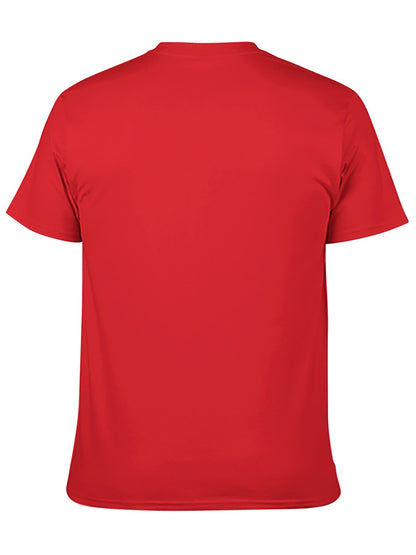 Custom adult heat transfer short-sleeved T-shirts  Red