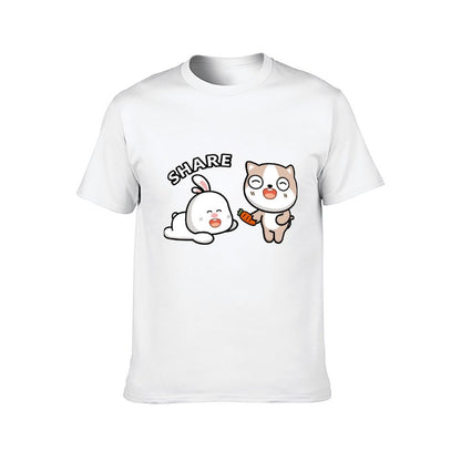 LooseFit Heat-Transferfront graphic T-shirt