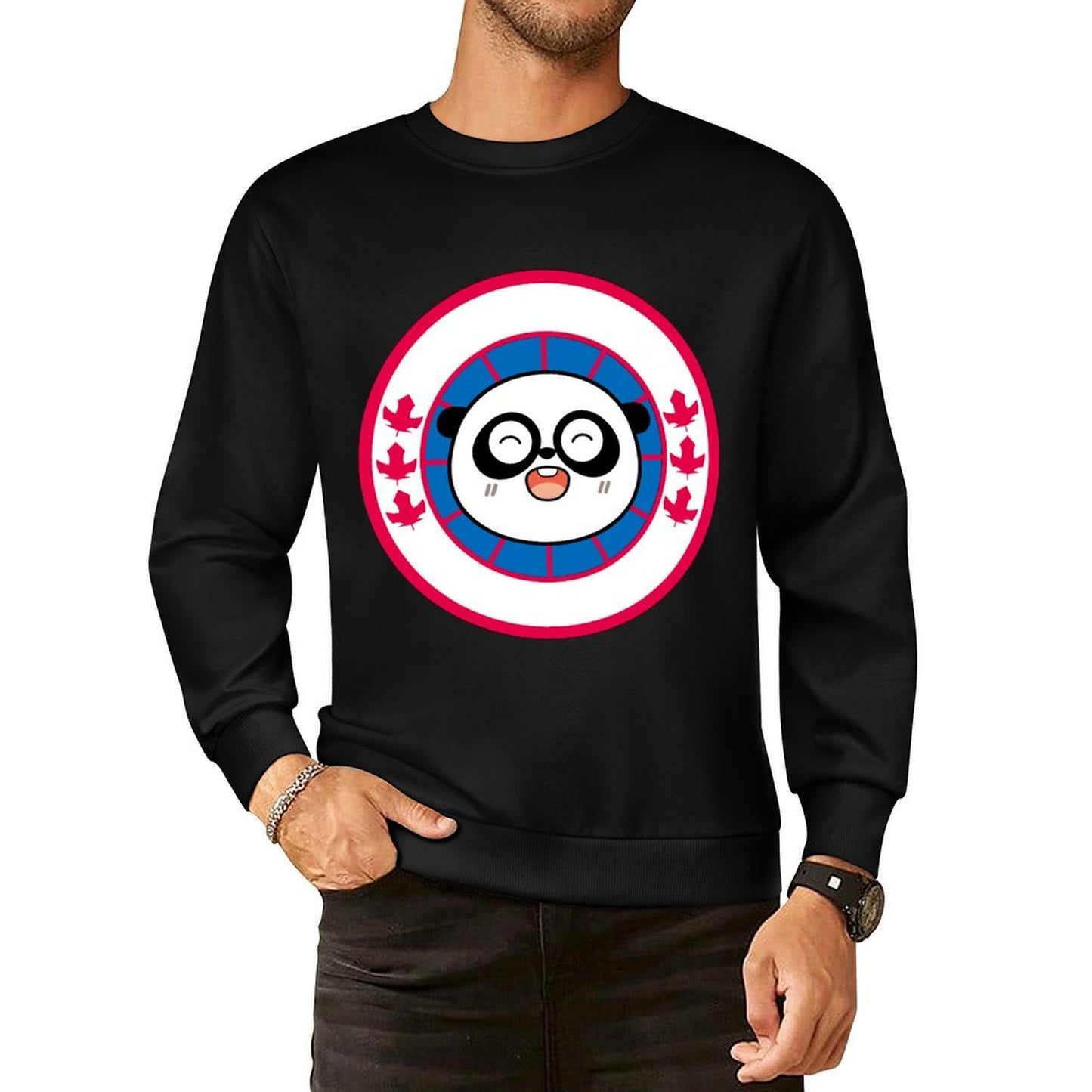 Front Patterned Long Sleeve TopHeritage Shrink-Resistant