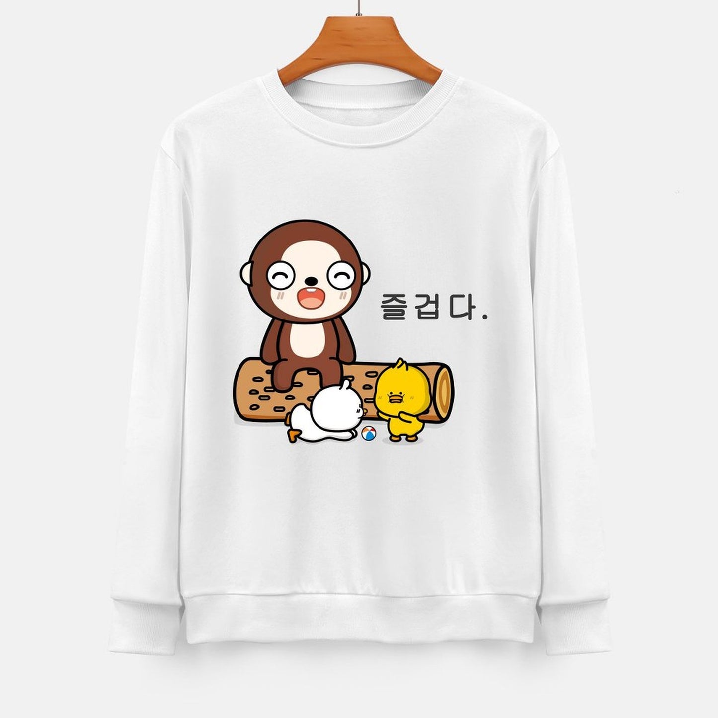 Front Patterned Long Sleeve TopBatch-Printed CoreLine