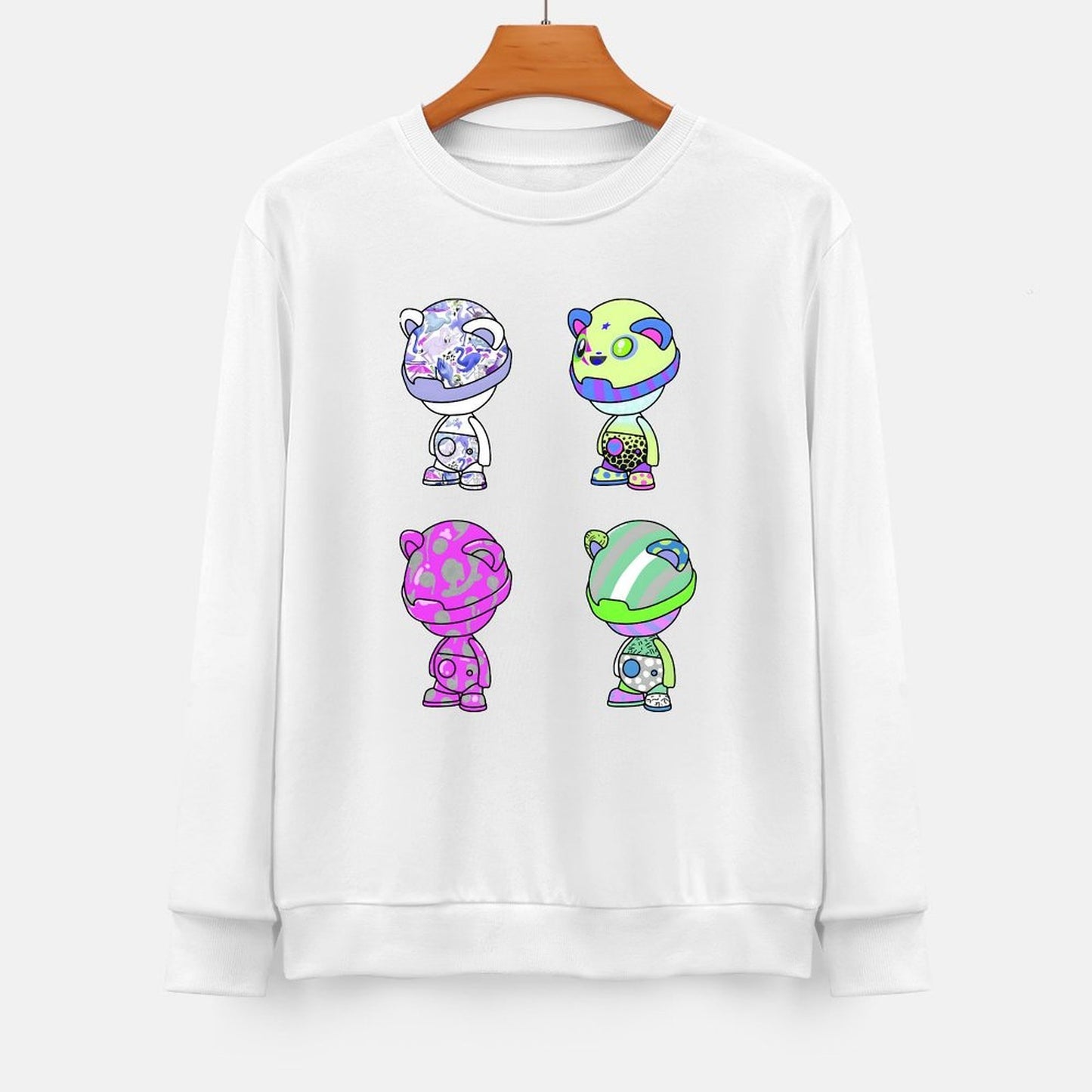 Long Sleeve With Front PatternNeutral Colorfast