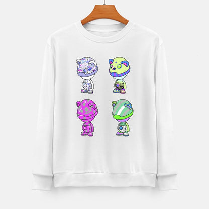 Long Sleeve With Front PatternNeutral Colorfast