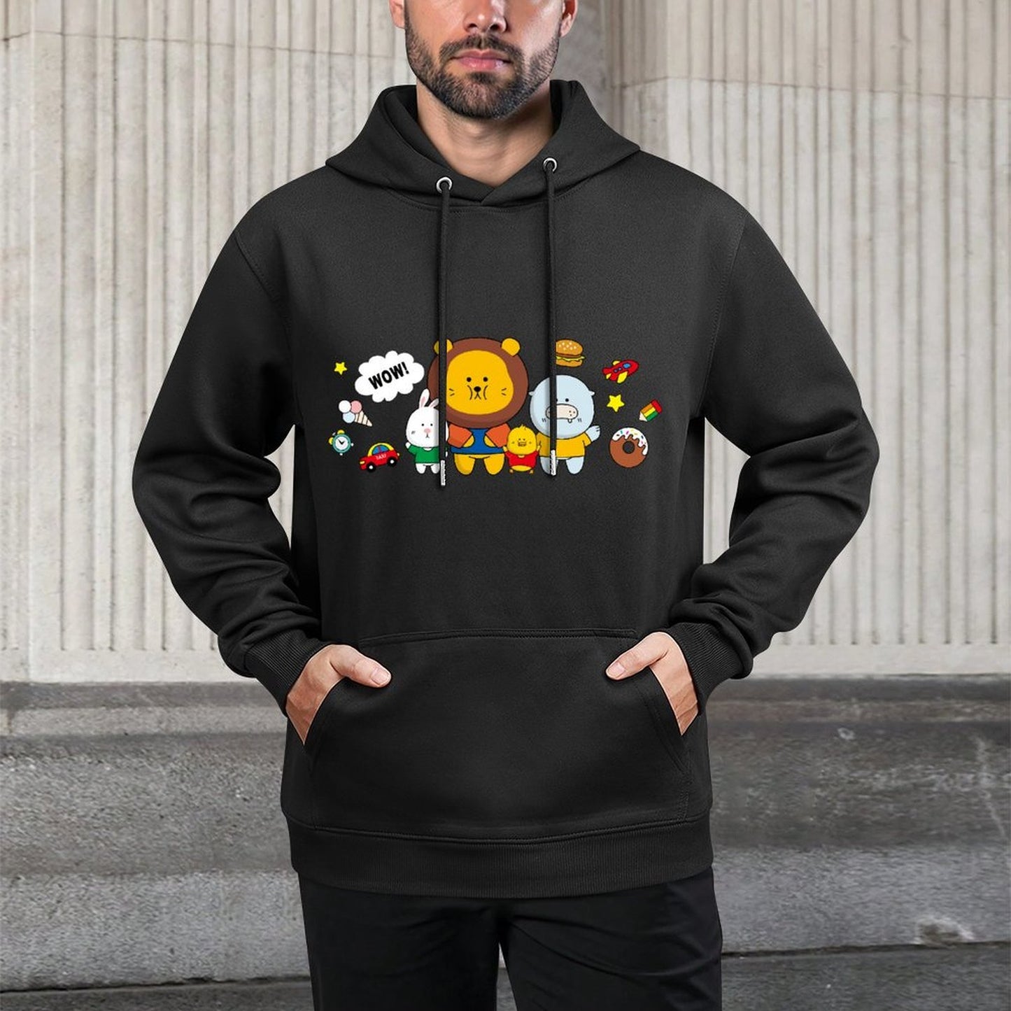 IPBR 250g Hooded Pocket Sweatshirt Front GraphicMen's Hooded  Sweatshirt4000767