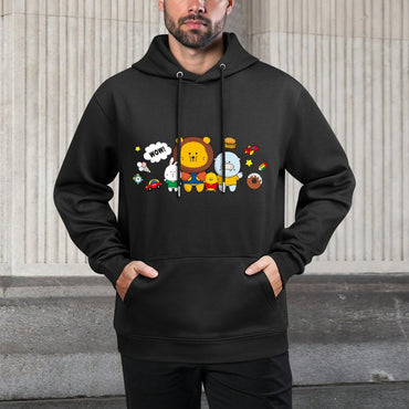 IPBR 250g Hooded Pocket Sweatshirt Front GraphicMen's Hooded  Sweatshirt4000767
